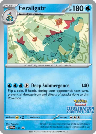 Feraligatr 213 - Scarlet & Violet Promos
