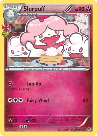 Slurpuff RC20/RC32 - Generations
