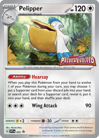 Pelipper 022 - Scarlet & Violet Promos