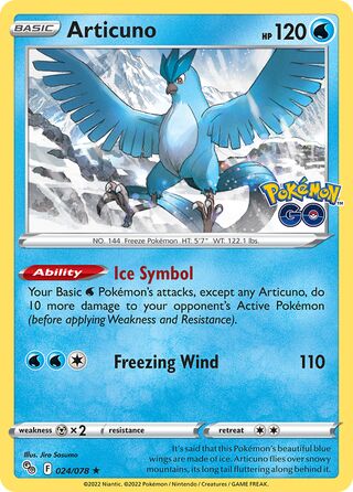 Articuno 024/078 - Pokémon GO