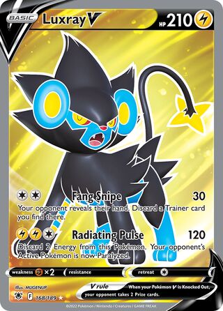 Luxray V 168/189 - Astral Radiance