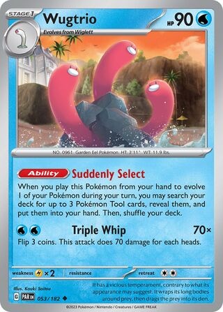 Wugtrio 053/182 - Paradox Rift