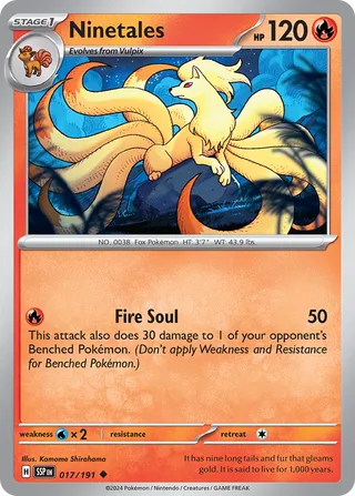Ninetales 017/191 - Surging Sparks