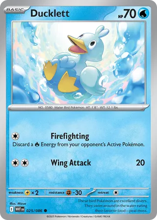 Ducklett White Flare 025/086
