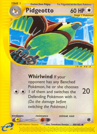 Pidgeotto 88/165 - Expedition Base Set