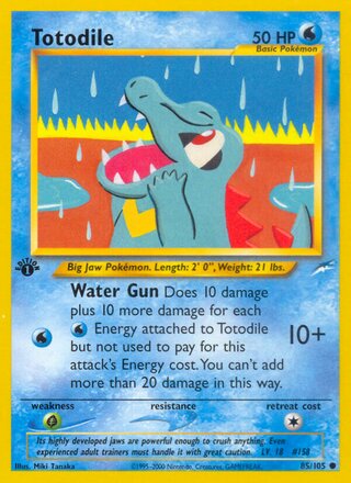 Totodile 85/105 - Neo Destiny