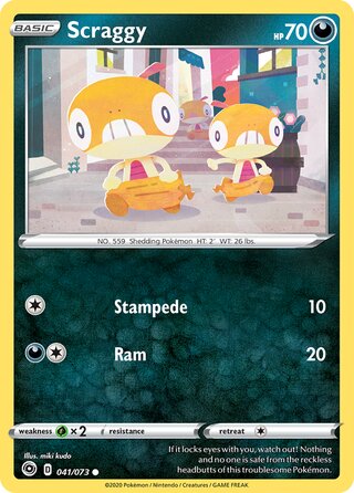Scraggy 041/073 - Champion's Path