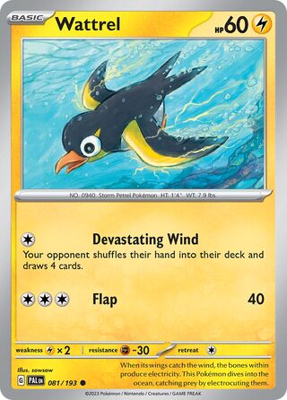 Wattrel 081/193 - Paldea Evolved