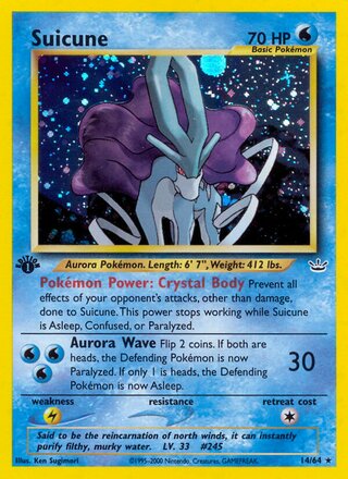 Suicune 14/64 - Neo Revelation