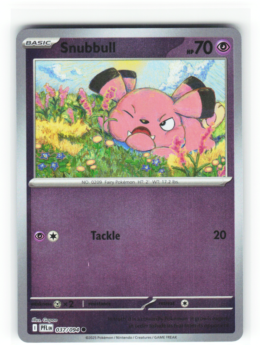 Snubbull 037/094 - Phantasmal Flames - NM (ID: 53133549034653) - front