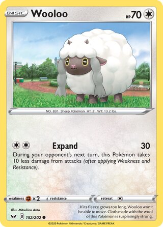 Wooloo 152/202 - Sword & Shield Base