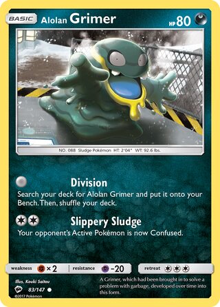 Alolan Grimer 83/147 - Burning Shadows