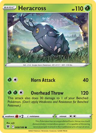 Heracross 008/189 - Astral Radiance