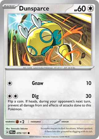 Dunsparce 079/131 - Prismatic Evolutions