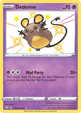 Dedenne SV051/SV122 - Shining Fates