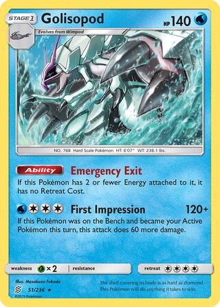 Golisopod 51/236 - Unified Minds