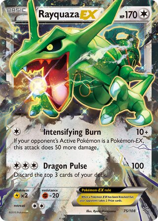 Rayquaza-EX 75/108 - Roaring Skies