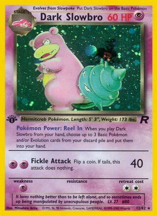 Dark Slowbro 12/82 - Team Rocket