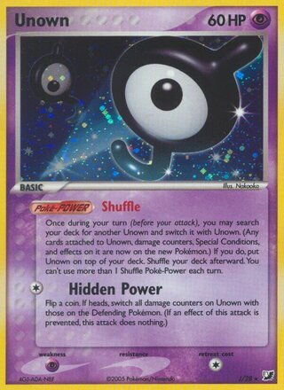 Unown J/28 - Unseen Forces