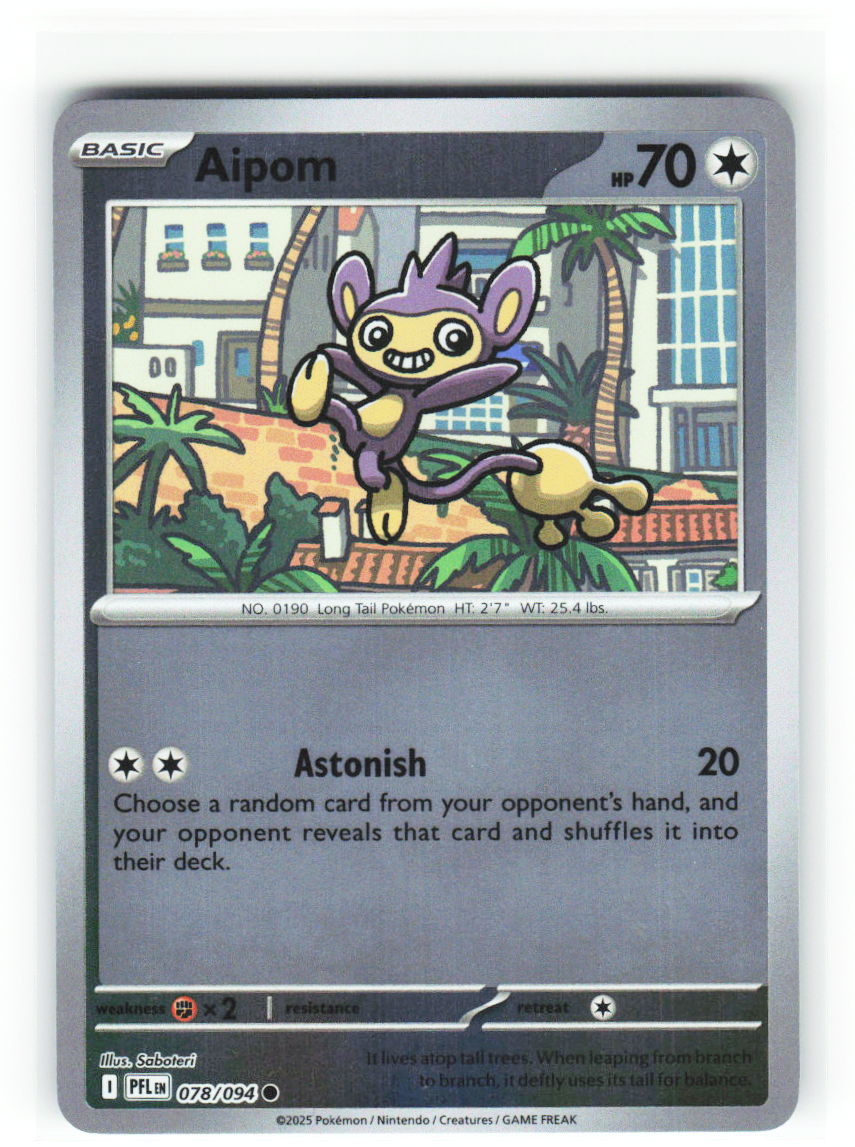 Aipom 078/094 - Phantasmal Flames - NM (ID: 53134932089917) - front