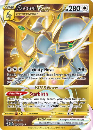 Arceus VSTAR 184/172 - Brilliant Stars