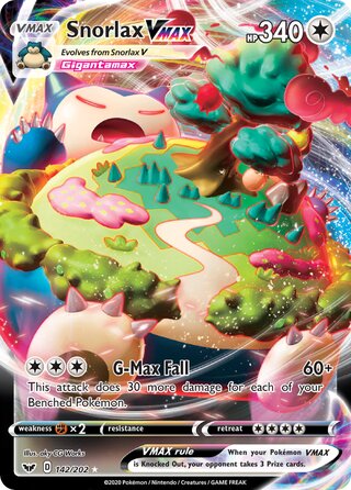 Snorlax VMAX 142/202 - Sword & Shield Base