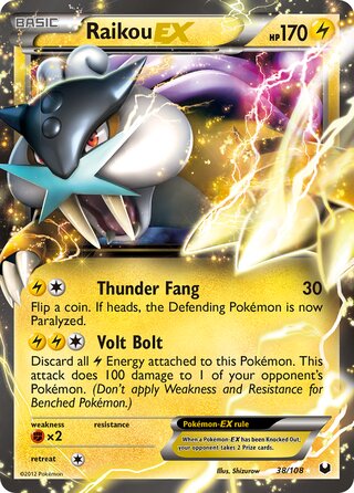 Raikou-EX 38/108 - Dark Explorers
