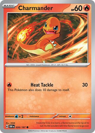 Charmander 026/197 - Obsidian Flames