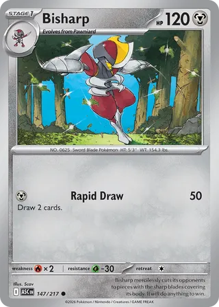 Bisharp 147/217 - Ascended Heroes