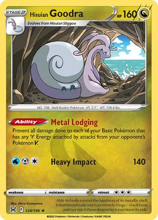 Hisuian Goodra 134/196 - Lost Origin