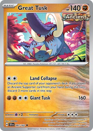 Great Tusk 097/162 - Temporal Forces