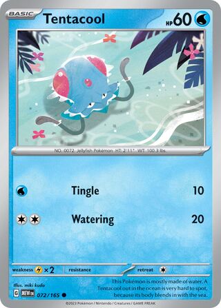 Tentacool 072/165 - Scarlet & Violet 151