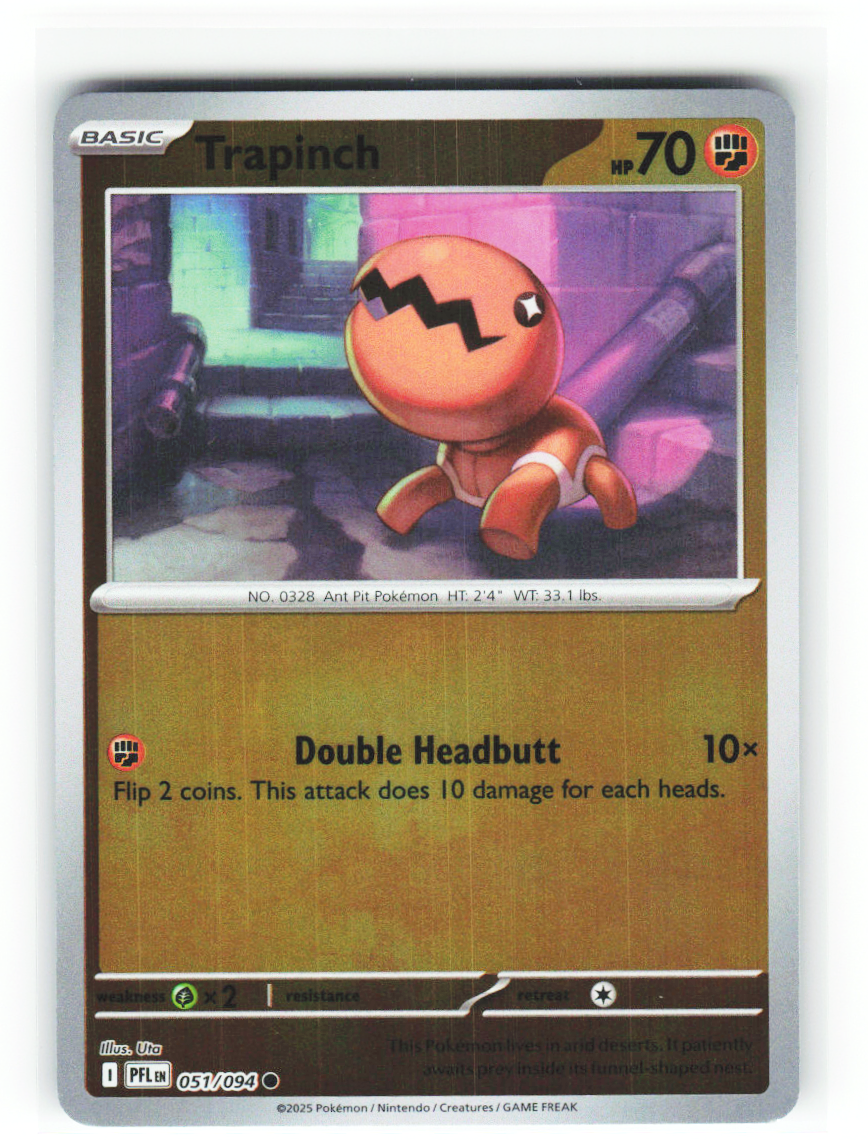 Trapinch 051/094 - Phantasmal Flames - NM (ID: 53133549946959) - front