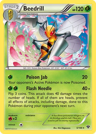 Beedrill 5/146 - XY Base