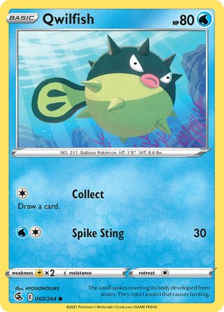 Qwilfish 060/264 - Fusion Strike