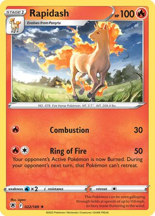 Rapidash 022/189 - Astral Radiance
