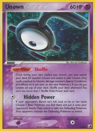 Unown E/28 - Unseen Forces