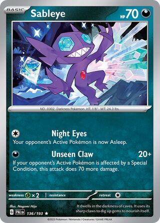 Sableye 136/193 - Paldea Evolved
