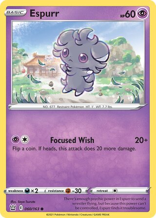 Espurr 060/163 - Battle Styles