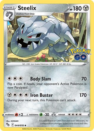 Steelix 044/078 - Pokémon GO