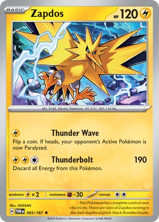 Zapdos 065/167 - Twilight Masquerade