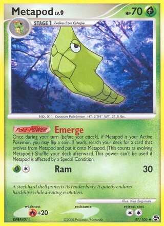 Metapod 47/106 - Emerald