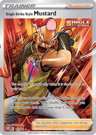Single Strike Style Mustard 163/163 - Battle Styles