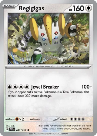 Regigigas 086/131 - Prismatic Evolutions