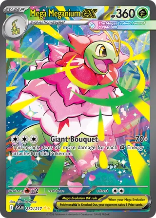 Mega Meganium ex 272/217 - Ascended Heroes