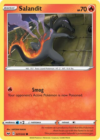 Salandit 027/202 - Sword & Shield Base