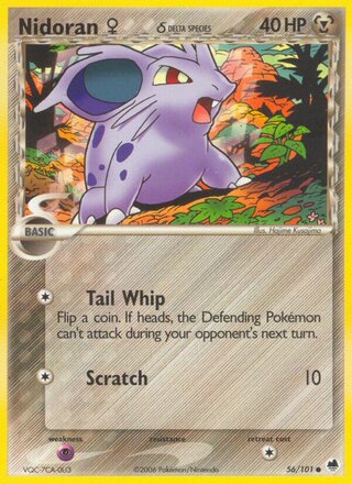 Nidoran ♀ 56/101 - Dragon Frontiers