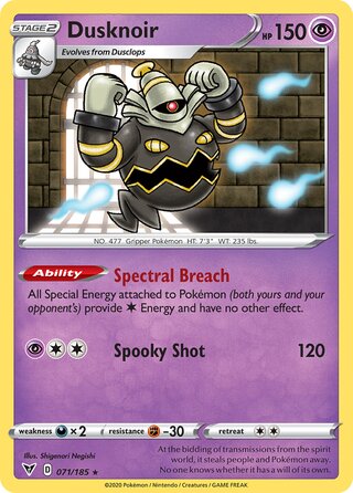Dusknoir 071/185 - Vivid Voltage