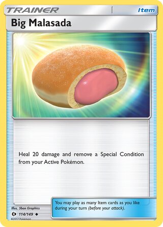 Big Malasada 114/149 - Sun & Moon Base