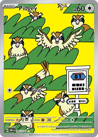 Pidgey 207/197 - Obsidian Flames